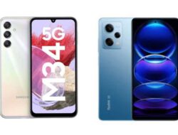 Spesifikasi Samsung Galaxy M34 5G dengan Redmi Note 12 Pro 5G, HP Harga di Bawah Rp 4 Juta Performa Gahar