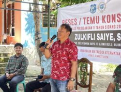 Anggota DPRD Bulukumba Zulkifli Saiye Gelar Reses di Batuppi