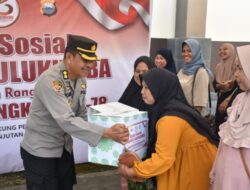 Semarak Hari Bhayangkara Ke-78: Polres Bulukumba Berbagi Sembako