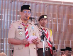 Edy Manaf Pimpin Apel Besar Gerakan Pramuka dalam Rangka Peringatan Hari Pramuka ke-63