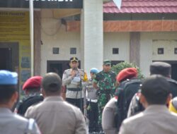 Kapolres Bersama Dandim 1411 Bulukumba Kompak Pimpin Apel Serpas Pam TPS